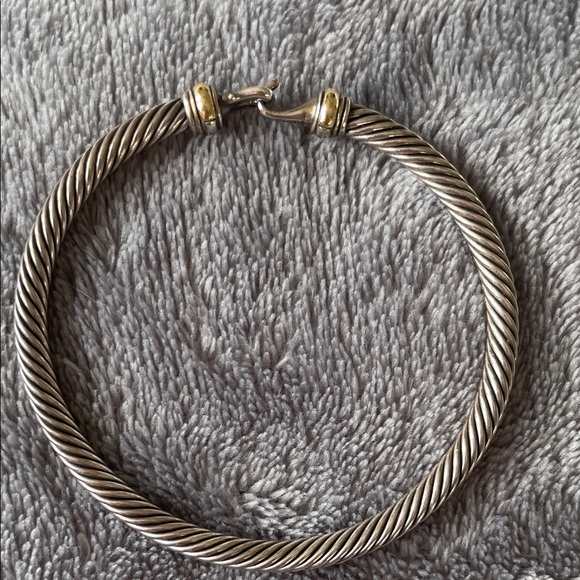 David Yurman Silver and Gold Bracelet - Picture 4 of 12